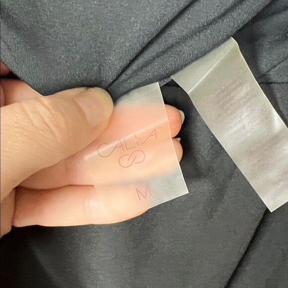 CALIA Women's Mesh Pieced High Rise Skirt M Black - Picture 5 of 6